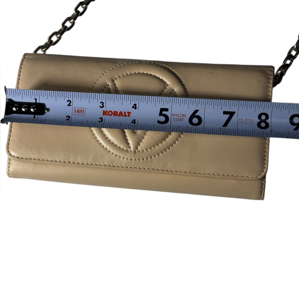 VALENTINO BY MARIO VALENTINO Bianca Leather Continental Wallet removable chain - Picture 13 of 16